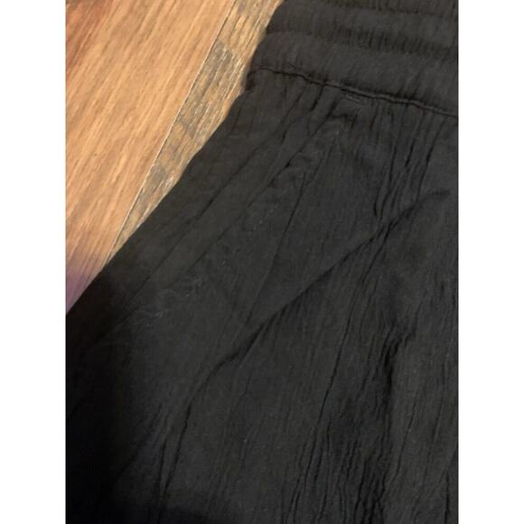 Style & Co Women Tie-Front Shorts Cotton Blend Black Plus‎ Size M - Picture 4 of 5